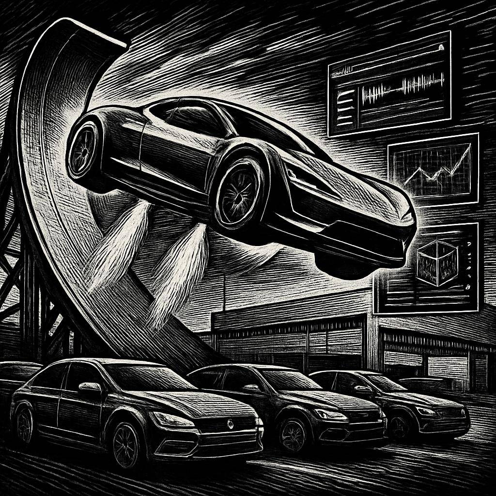 Tesla’s Flying Roadster and AI Agents at Work cover art